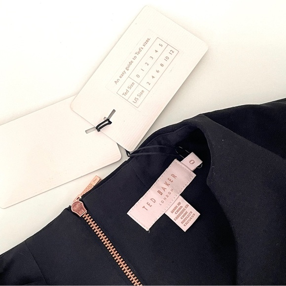 Ted Baker Paysy High Neck Top in Black - Picture 12 of 12